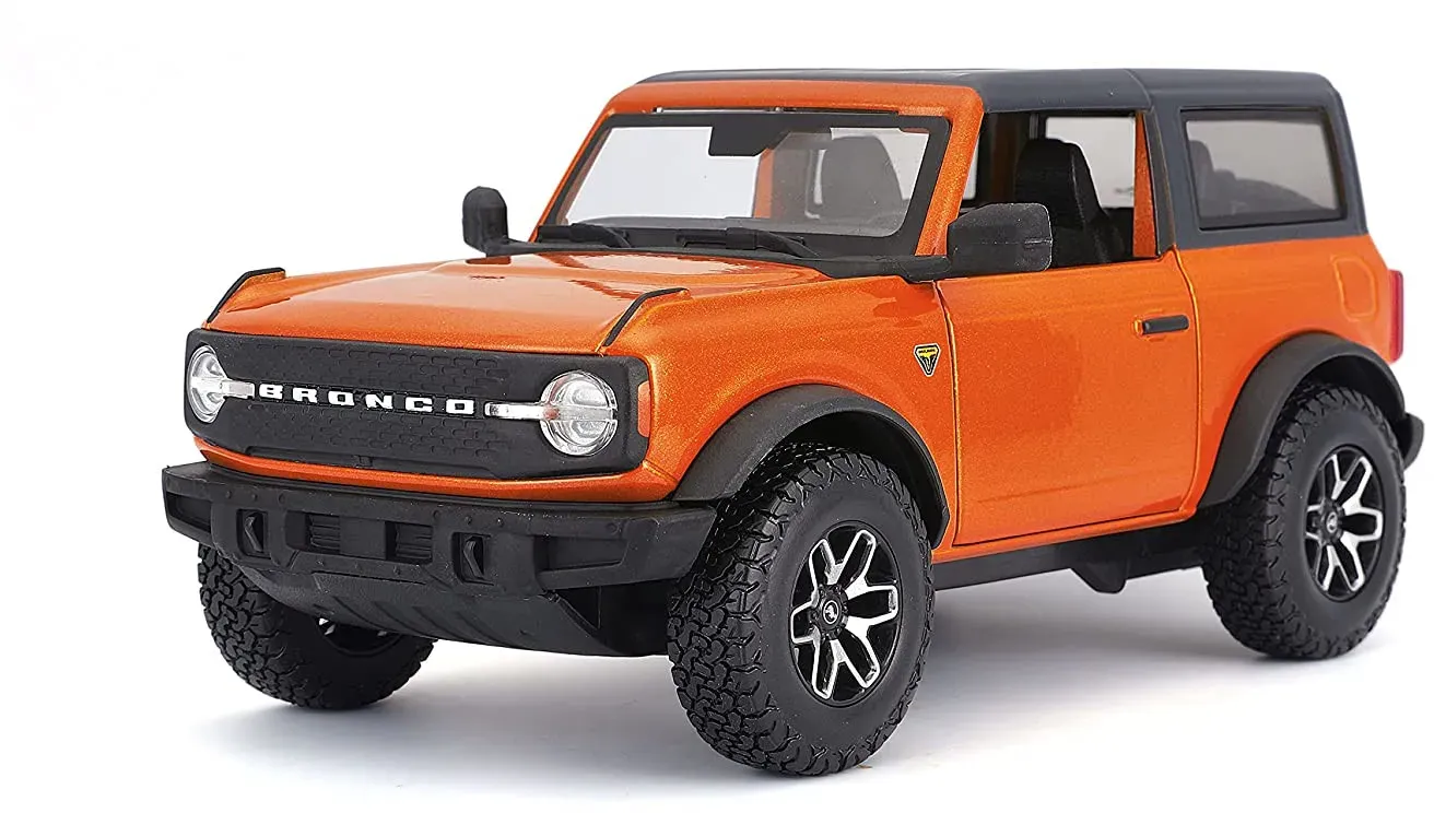 Maisto 31530 - Modellauto - Ford Bronco Badlands '21 (orange, Maßstab 1:24)