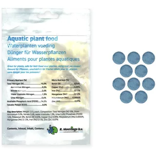 Seerosen und Wasserpflanzen Dünger Winterhart im bunten Mix Teich Pflanzen, Teichpflanzen Seerose Düngertabletten Anzuchtset Teichpflanzen (10)
