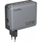 SmallRig 145W 4-Port PD Power Adapter (EU Standard) 4748 (145 W), USB Ladegerät, Grau