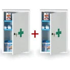 Metall-Verbandskasten für die Wand 1+1 GRATIS, 46 x 30 x 14 cm