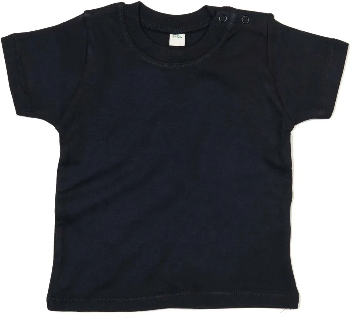 Babybugz Kinder Baby T-Shirt Baby-Shirt BZ02 black 0-3 Monate
