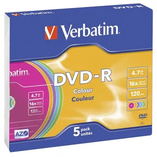 4,7 GB 16x Colour 5 St.