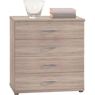 Livetastic Kommode Eiche, Kunststoff, 4 Schubladen, 60x70x30 cm, Beimöbel erhältlich, Wohnzimmer, Kommoden & Sideboards, Kommoden