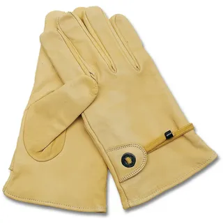 Max Fuchs MFH Herren Western Lederhandschuhe gefüttert beige, Größe XXL/11