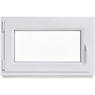 Kellerfenster - Kunststoff - Fenster - weiß - BxH: 50 x 40 cm - DIN links - 2-fach-Verglasung - Lagerware
