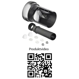 Haas + Sohn Haas OHA-Fremdeinspülstopp-Garnitur, Einschubtiefe 35 mm DN90