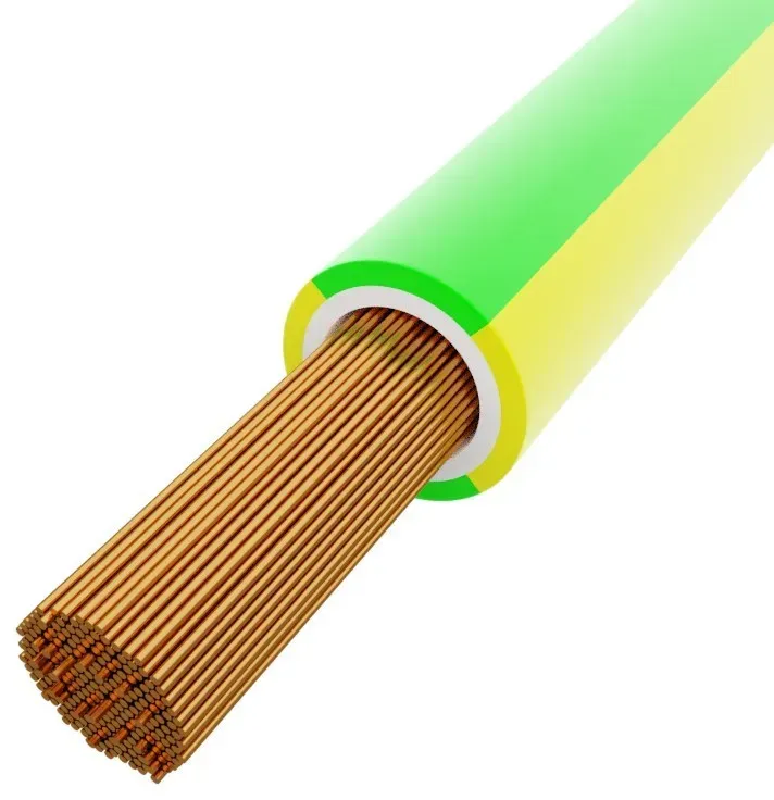 Stromkabel 16mm2 H07V-K Batteriekabel HAR YE/GE flexibel LGY Erdung PV Anlage 1m 20366687