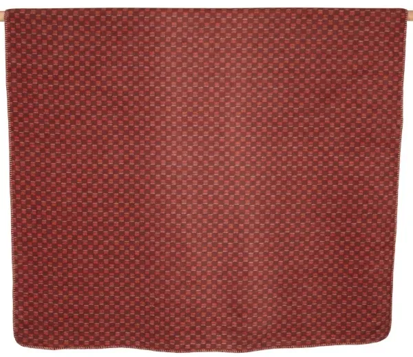 David Fussenegger Kurzflor- Wohndecke Savona 'faux uni' 150 x 200 cm Bordeaux - Rot #