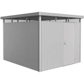 2,75 x 3,15 m silber-metallic Einzeltür