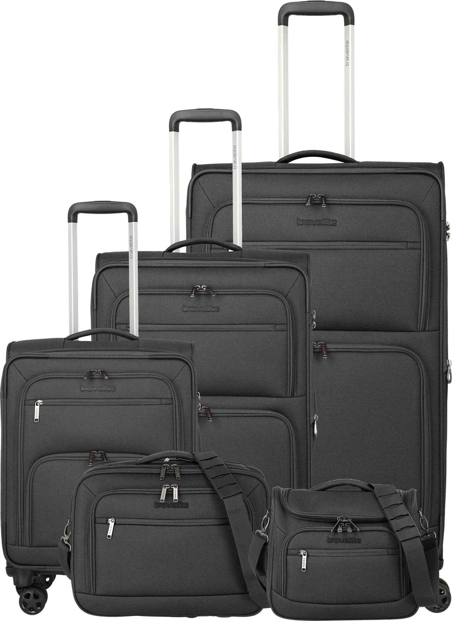 travelite CUBIS Trolley 4-Rollen Lexp/Mexp/Sexp/BC/BB Anthracite
