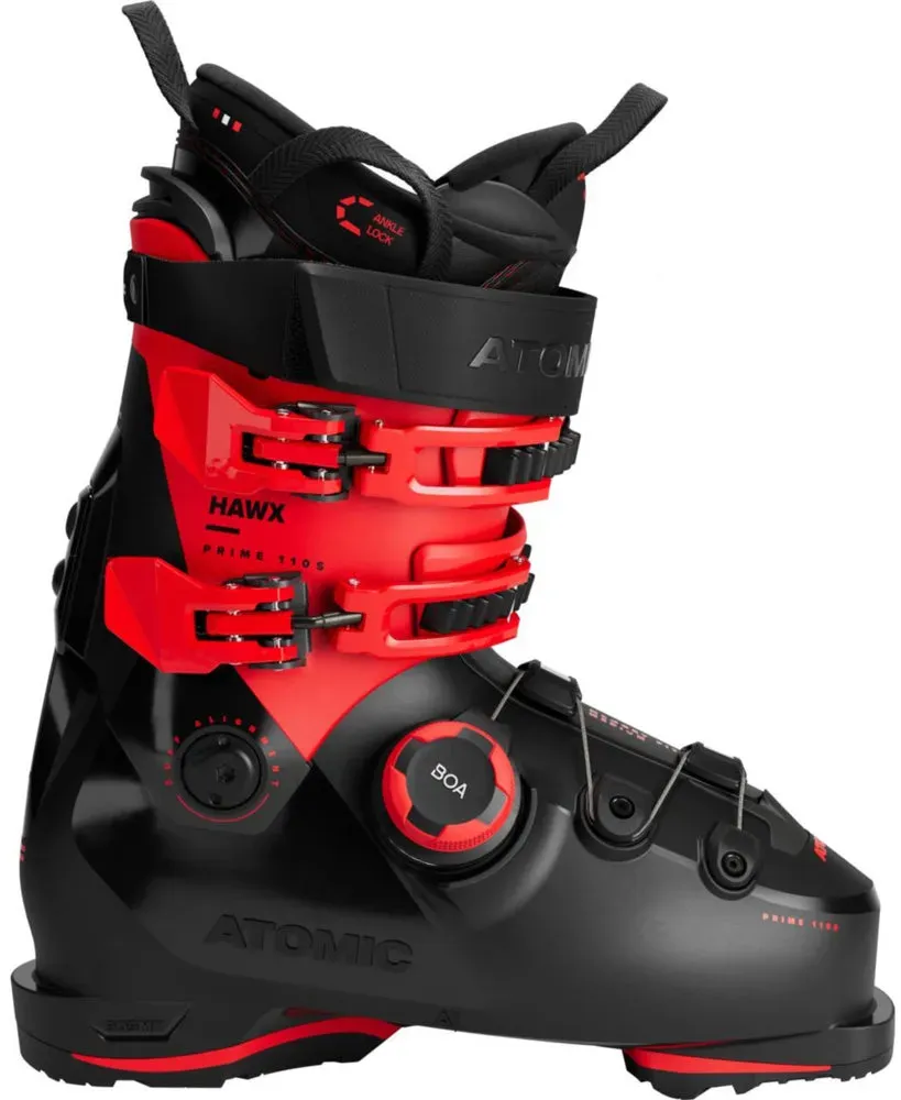 Atomic Hawx Prime 110 S BOA Skischuhe Herren (2025/2026) - schwarz-black/red / 26.0/26.5