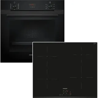 Siemens Backofenset Teleskopauszug 3D Heissluft EcoClean Induktion PowerBoost