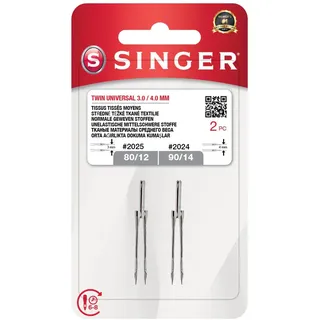 SINGER Zwillingsnadeln 2024 / 2025 Sotiment 80-90