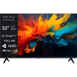 PEAQ PTV 32GQF-5026T QLED TV (Flat, 32 Zoll / 80 cm, Full-HD, SMART TV)