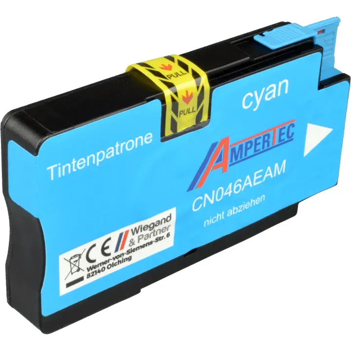 Ampertec Tinte ersetzt HP CN046AE  951XL  cyan