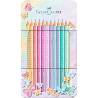Faber-Castell Buntstifte Sparkle Pastell 12er Metalletui