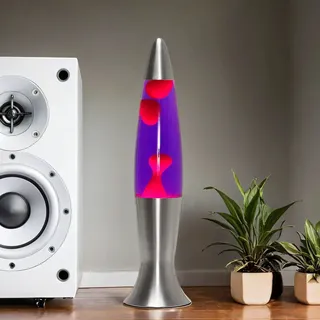 Licht-Erlebnisse Lavalampe Angelina lila/rot