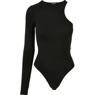 URBAN CLASSICS Organic Stretch Asymmetric Langarm-body Black L