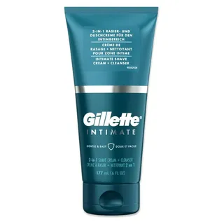 Gillette Body&Intimate 2in1 Shave Cream Rasierprodukt mit Reinigungsemulsion für die Leistengegend für Herren 150 ml