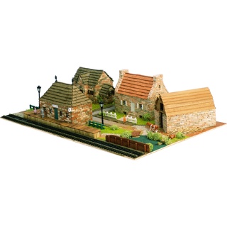 Domus Kits Domus Kits40205 1547 Teile Dihorama 2 Hausmodell, Maßstab 1:87, Mehrfarbig, M