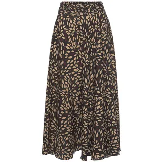 LASCANA Hosenrock Damen Bedruckt Braun 34