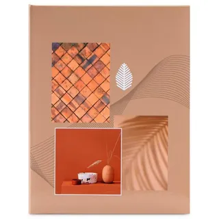Hama Minimax-Album Singo II, für 100 Fotos im Format 10 x 15 cm, Terracotta (00007635)