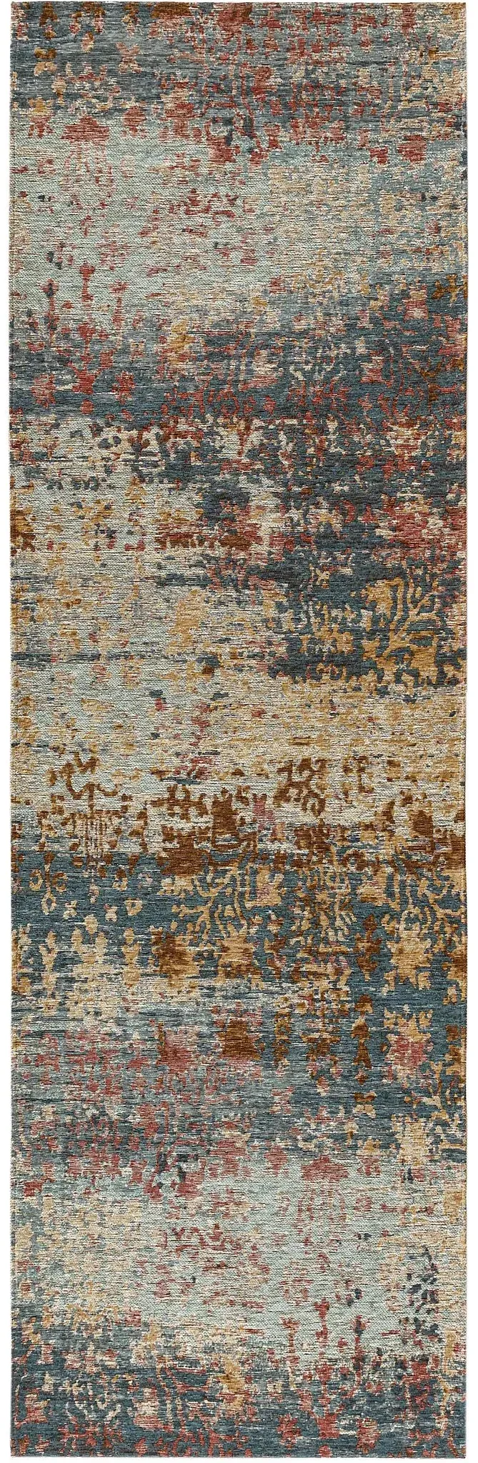 benuta Nest Läufer für Flur Frencie Blau 80x250 cm