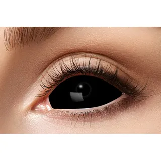 Zoelibat Eyecatcher Sclera 6 Monats-Kontaktlinsen Black Eye - Schwarz