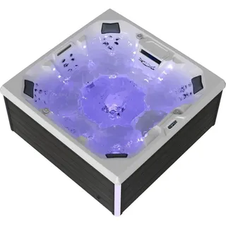 Tronitechnik Torcello 210 x 210 x 80 cm mit Heizung Schwarz