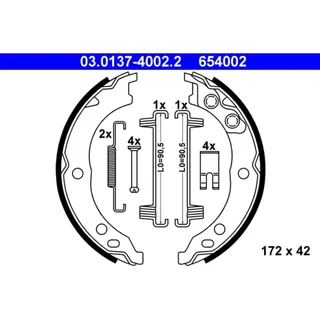 ATE Bremsbackensatz, Feststellbremse