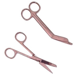 Krankenschwester Scheren Set MIT GRAVUR - Verbandschere Krankenschwester - Krankenschwester Zubehör - Krankenschwester Geschenk - Edelstahl Scharf - Abgerundete Spitze