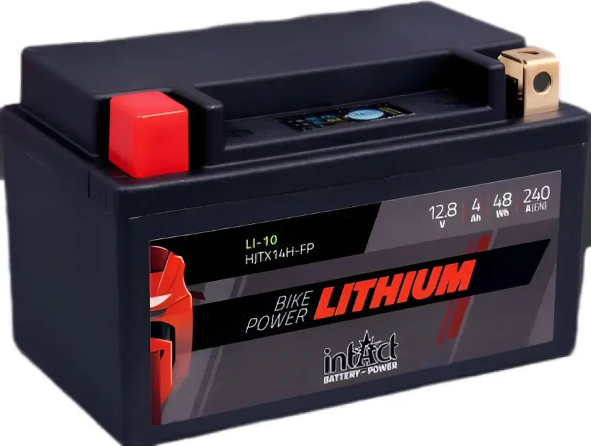 Intact LI-10 Bike-Power 4Ah Lithium Motorradbatterie HJTX14H-FP