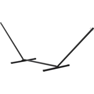 Outsunny Hängemattengestell für Hängematten Hängemattenständer mit Haken Garten Strand Metall 360 x 92 x 115 cm bis 120 kg