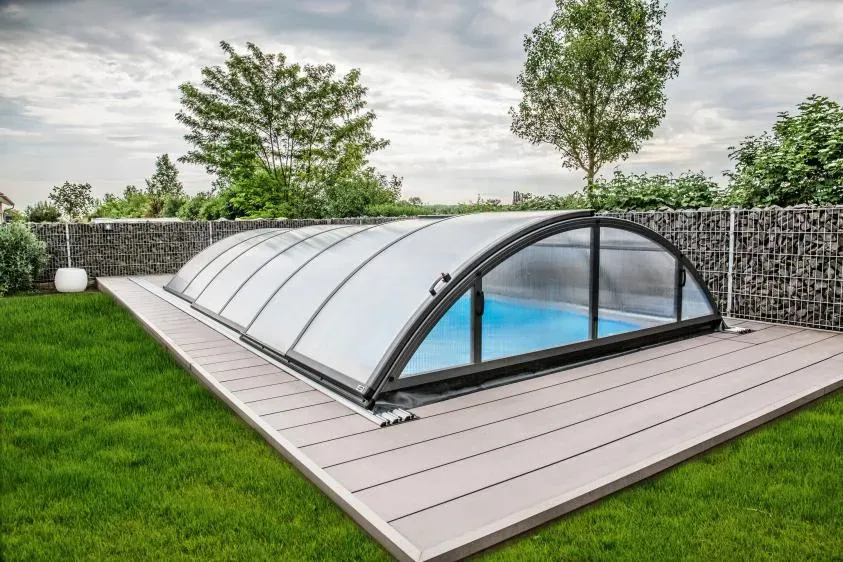 Pool-Überdachung / Pool-Abdeckung SkyCover® Base