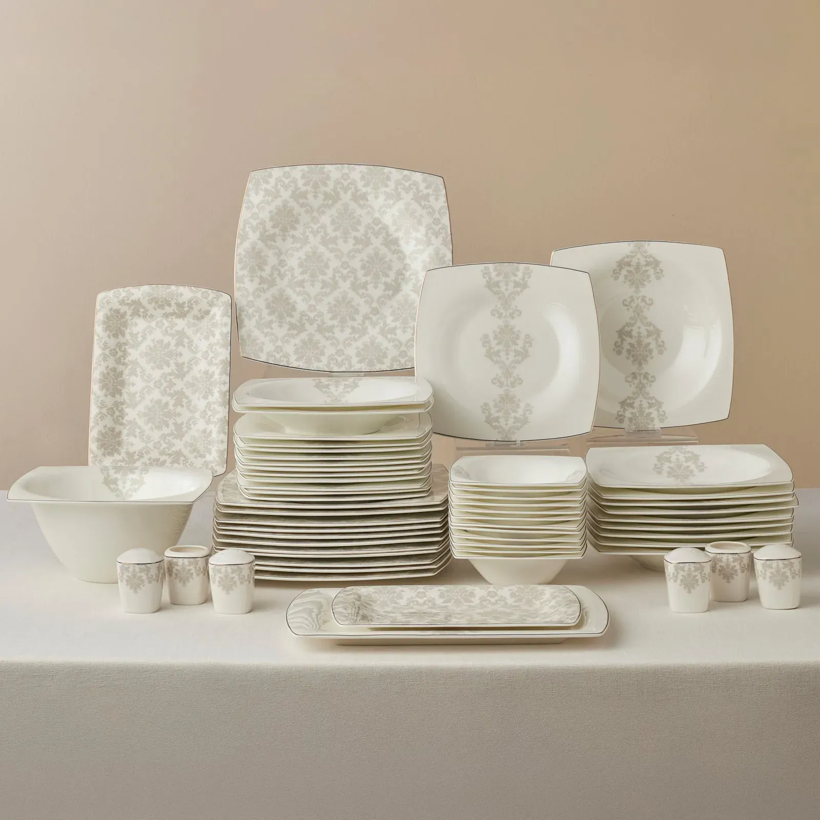 Karaca x Fatih Tutak Earth Collection 57-teiliges Tafelservice für 12 Personen