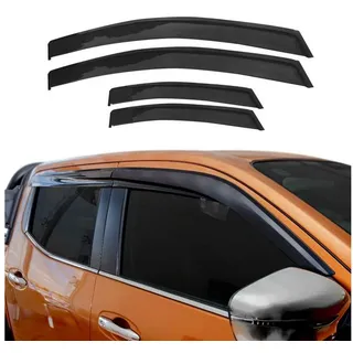 Omac 4X Windabweiser Regenabweiser für Isuzu D-Max 2019-2026 Acryl Dunkel
