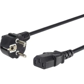 TDCZ PremiumCord Netzkabel 230V 1m, kpsp1 - schwarz