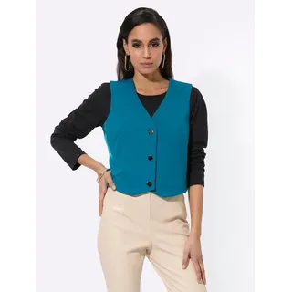 CREATION L Anzugweste in aquapetrol | Gr.: 40