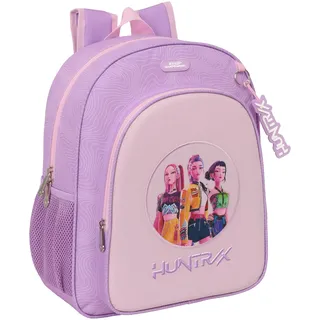 K-Pop Demon Hunters ICONIC Schulrucksack für Kinder, Kinderrucksack, anpassbar an Kinderwagen, ideal für Kinder im Schulalter, bequem und vielseitig, Widerstandsfähigkeit, 32 x 12 x 38 cm