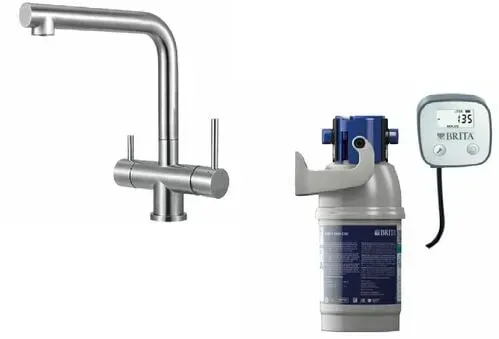 Brita Küchenarmatur Edelstahl SIKOBSD185FSADA