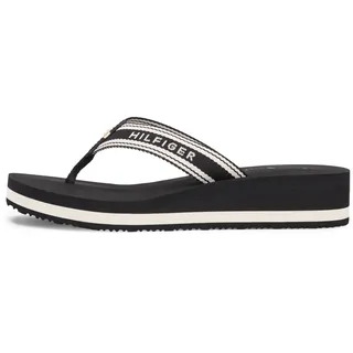 Tommy Hilfiger TH Flag Print Summer Sandal Black 39