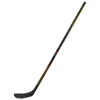 Komposit-Eishockeyschläger Warrior Covert QR6 PRO Junior W28 Gallaghe Linke Hand unten, Flex 50 - Blau,Orange,Grün,Schwarz