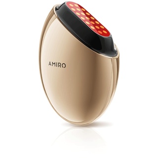 AMIRO S1 Radiofrequenz-Gesichtsgerät – EMS, RF, 2 Modi & 3 Stufen Mikrostrom für die Anwendung zu Hause, Faltenentfernung, Anti-Aging, Hautstraffungsmaschine, Gold