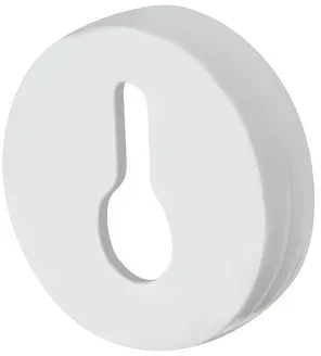 Häfele Aufhänger, zum Einbohren, Schlüsselloch-Form, Außen-Durchmesser: 30 mm, Innen-Durchmesser: 27 mm