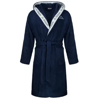 Kappa Bademantel Bathrobe Unisex in blau L