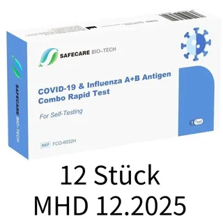 Safecare COVID-19 & Influenza A+B Antigen Combo Schnelltest 1 St.