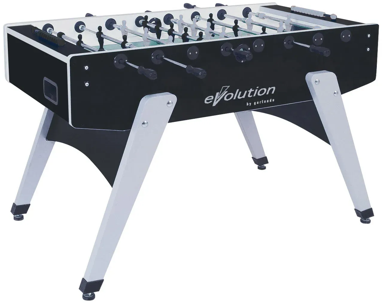 Garlando Tischfußball Kickertisch "G-2000 Evolution",schwarz / silber,
