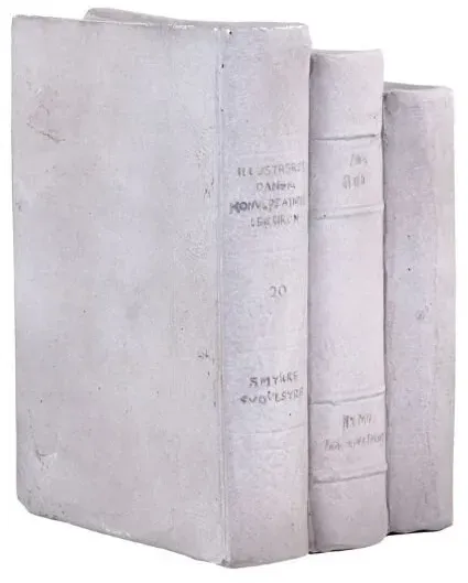 Chic Antique Dekobücher French Vintage, H20/L14/B12 cm, antik creme