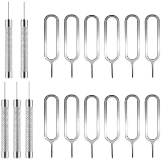 Lmyzcbzl SIM-Karten-Entfernungswerkzeug, 17 Stück SIM Kartenfach Auswurfstift, Werkzeug zum Entfernen von SIM-Karten, SimKarte Brett Entferner
