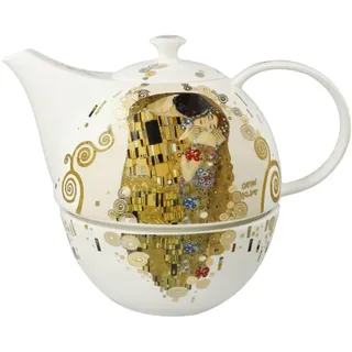 Goebel Teekanne mit Stövchen " Gustav Klimt - Der Kuss " in Klimt - Kuss | Gr.: onesize